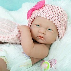 Cute Reborn Baby Girl,Preemie Reborn Doll, Doll Gi